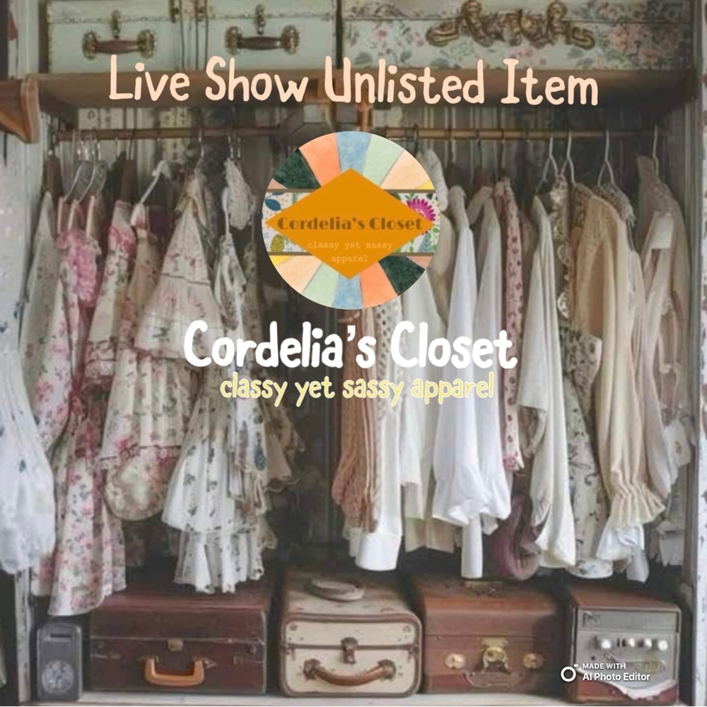 🎀Cordelia’s Closet Live Show Unlisted Item